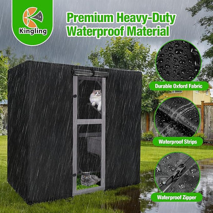 Kingling Outdoor Cat House Cover Weatherproof, Thermal Covers - Image 7