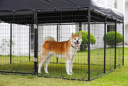 354" x 118" Large Outdoor Dog Enclosure, Heavy Duty Dog Cage - Image 7