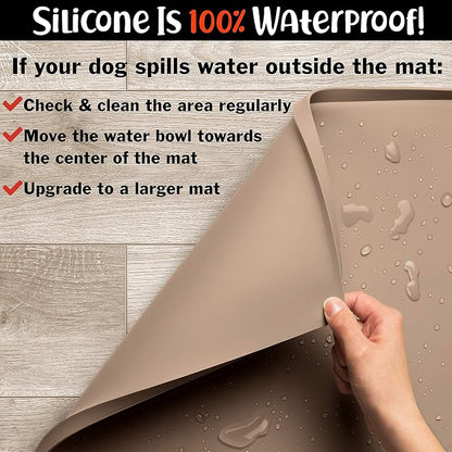 DogBuddy Dog Food Mat – Waterproof Dog Bowl Mat - Image 8