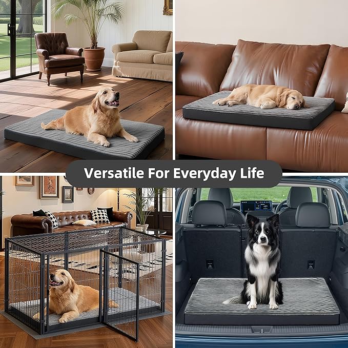 Dog Bed Medium Size Dog, Orthopedic Flannel Pet Bed - Image 6