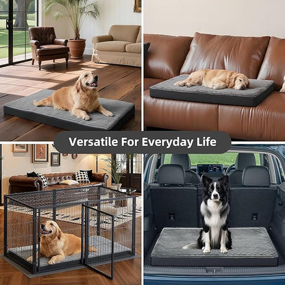 Dog Bed Medium Size Dog, Orthopedic Flannel Pet Bed - Image 6