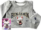NAZENTI Custom Dog Mom Embroidered Sweatshirt by Nazenti