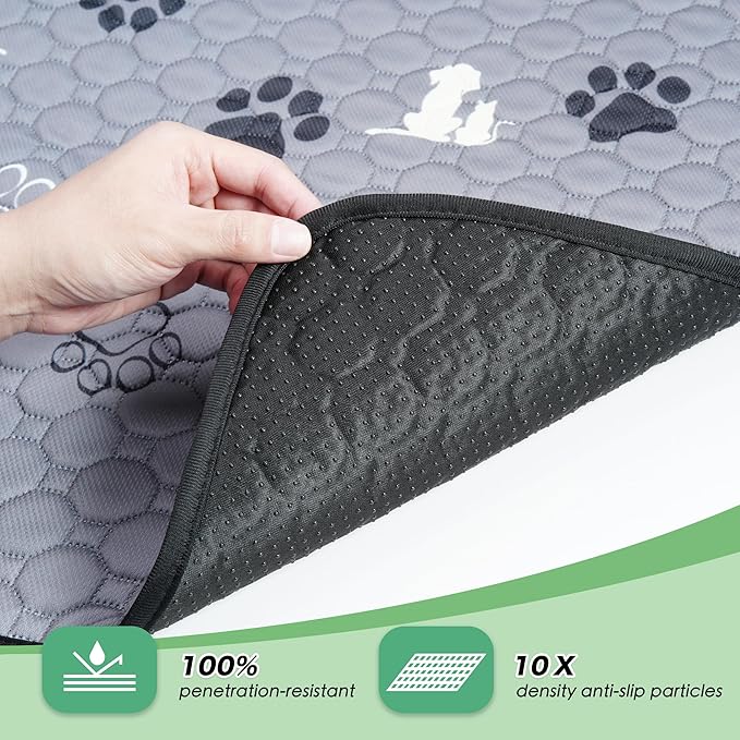 Washable Pee Pads for Dogs, Extra Large Dog Mat, Absorbent Reusable Training - Image 3