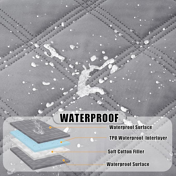 Smiry Waterproof Dog Bed Cover Blanket 40x90, Soft Reversible Pet Blanket - Image 2