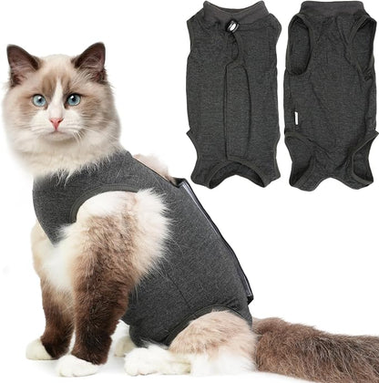 Cat Recovery Suit After Surgery, Breathable Cat Surgery Recovery Suit by Hpetppy