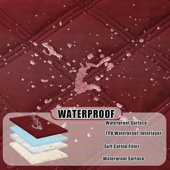 Smiry Waterproof Dog Bed Cover Blanket 40x70, Soft Reversible Pet Blanket - Image 2