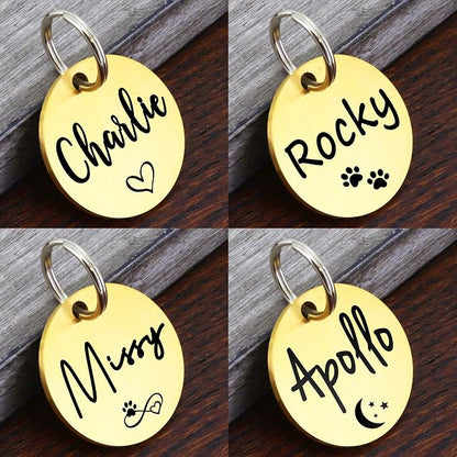 Ultra Joys Dog ID Tag, Custom Dog Tag Personalized Cat Tag, Pet ID Tag - Image 4