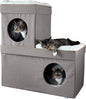 Kitty City Large Stackable Cat Condo & Cube House, Modular Indoor Cat Furniture by KittyCity