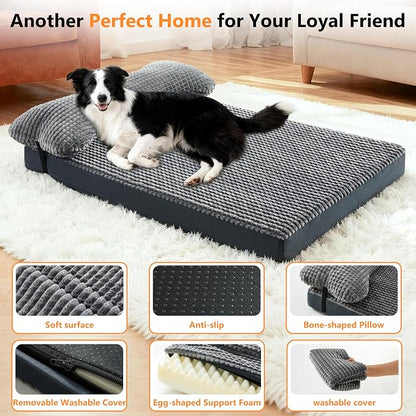 KISYYO Orthopedic XXL Dog Beds for Extra Large Dogs - Image 6