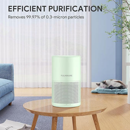 FULMINARE 2 Pack Air Purifiers for Home Bedroom H13 True HEPA Air Purifier - Image 4