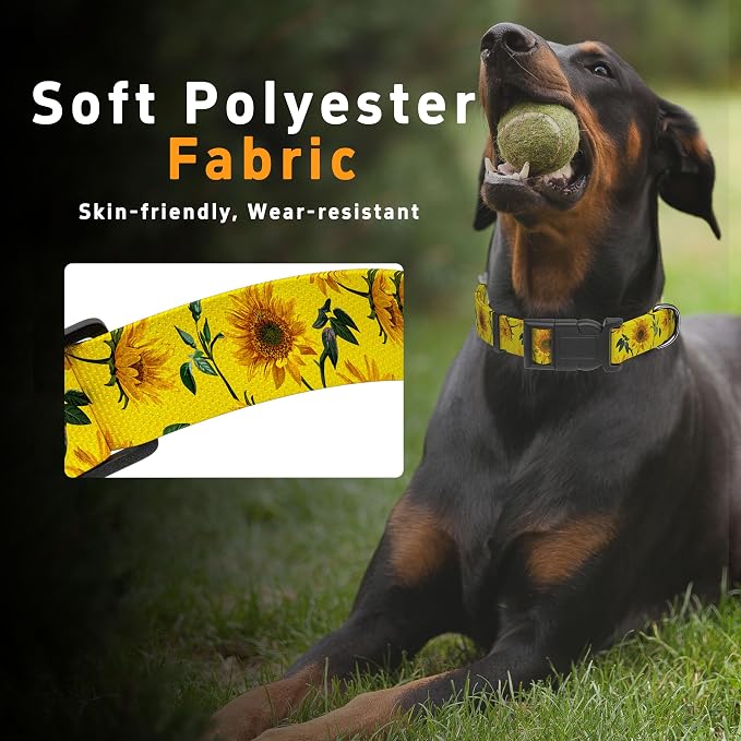 Dog Collar, Floral Puppy Collar - Image 4