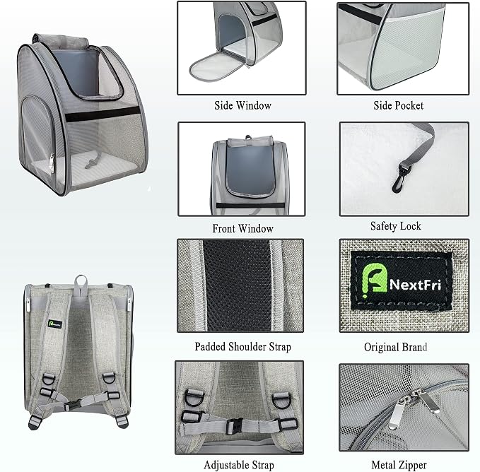 Pet Carrier Backpack, Ventilated and Breathable - Image 7