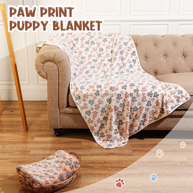 Tatuo 4 Pcs Dog Blanket for Pet Cat Blankets Indoor Puppy Teething Stuff Toys - Image 5
