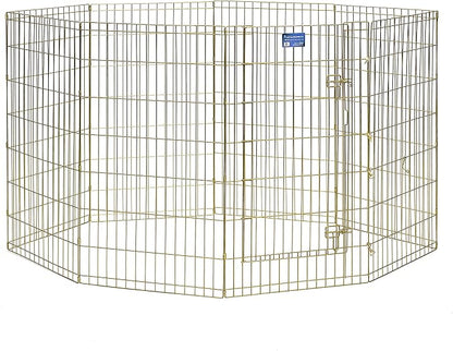 MidWest Homes for Pets Folding Metal Dog Exercise Pen, Indoor/Outdoor Playpen - Image 2