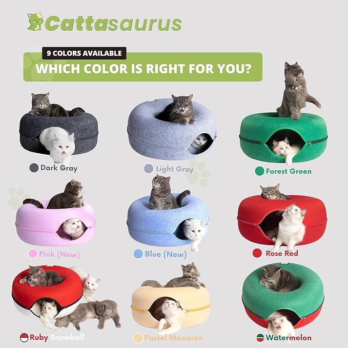 Cattasaurus Peekaboo Cat Cave Donut - Image 9
