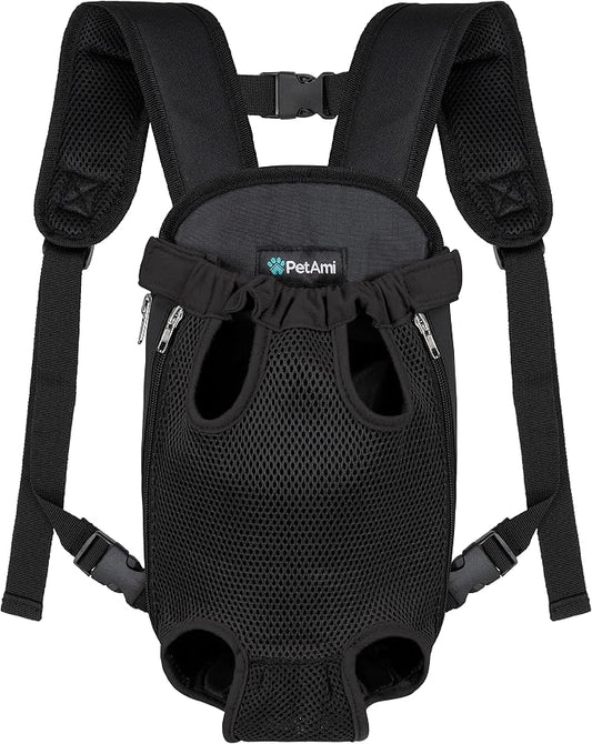 PetAmi Dog Carrier Backpack, Adjustable Dog Pet Cat Front Carrier Backpack | by PetAmi