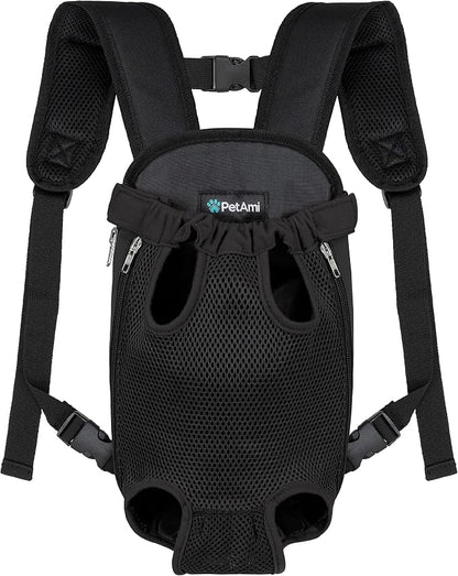 PetAmi Dog Carrier Backpack, Adjustable Dog Pet Cat Front Carrier Backpack | - Image 8