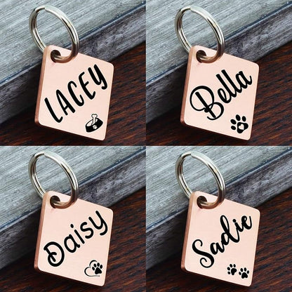 Ultra Joys Dog ID Tag, Custom Dog Tag Personalized Cat Tag, Pet ID Tag - Image 3