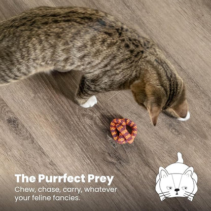 Catstages Plaque Away Pretzel Cat Toy – Interactive Catnip Dental Chew Toy to - Image 6