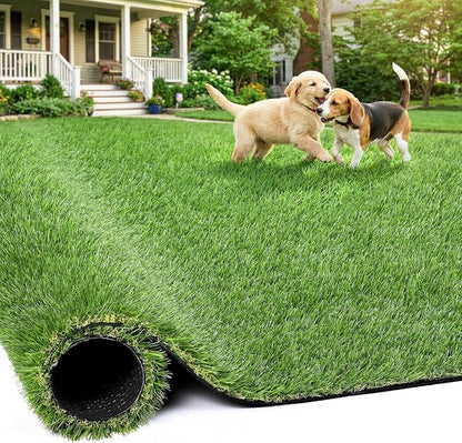 Artificial Grass Rug Indoor Outdoor, 5 x 6FT Faux Grass Turf by JOCOEVOL