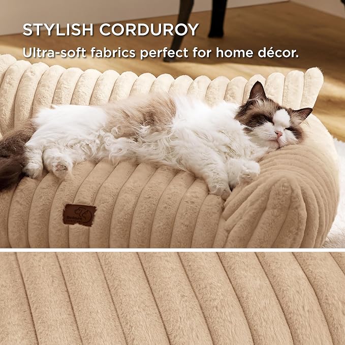 Bedsure ComfyFleece™ Cute Cat Couch - Image 4