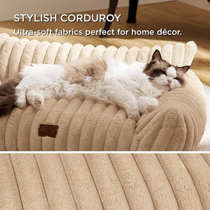 Bedsure ComfyFleece™ Cute Cat Couch - Image 4