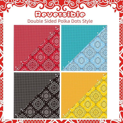 PAWCHIE Dog Bandanas Small Reversible Styles Pet Triangle Scarf Bibs - Image 3