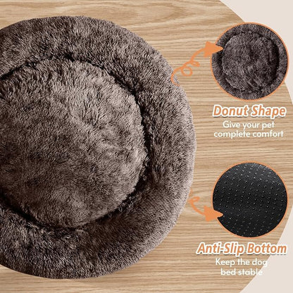 JOLLYVOGUE Calming Dog Bed for Small Dogs - Image 3
