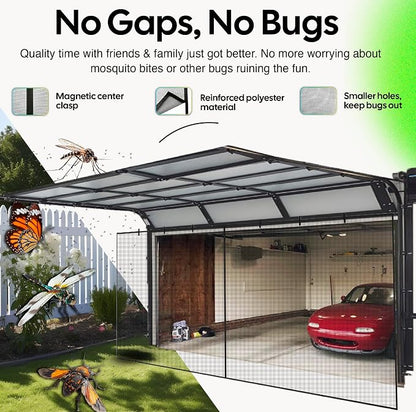 UnBugs Garage Screen Doors for 1 Car Garage - Image 5
