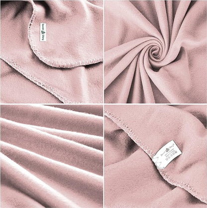 Fleece Throw Blankets Bulk Fleece Blankets Solid Wholesale Lightweight Warm Soft - Image 3
