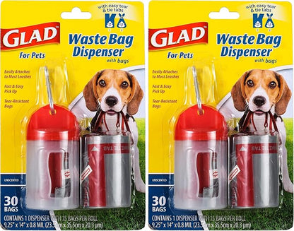 Glad for Pets Extra Large Unscented Heavy Duty Dog Waste Bags by GladTrashFoodStorage
