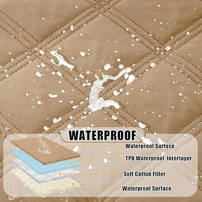 Smiry Waterproof Dog Bed Cover Blanket 40x50, Soft Reversible Pet Blanket - Image 2