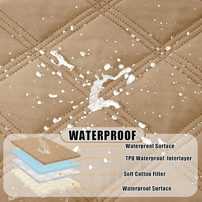 Smiry Waterproof Dog Bed Cover Blanket 40x80, Soft Reversible Pet Blanket - Image 2
