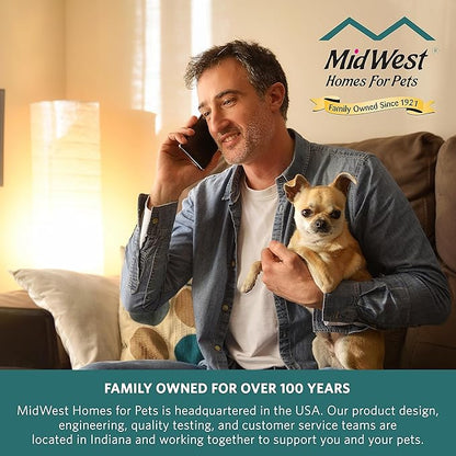 MidWest Homes for Pets QuietTime XXS Dog Bed – Gray Faux Fur Bolster, - Image 6