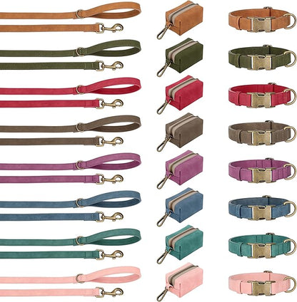 Didog Soft PU Leather Dog Collar, Stylish Quick Released Dog Collars - Image 6