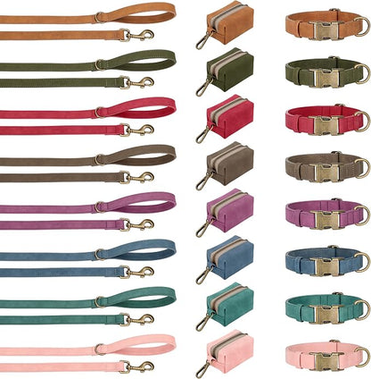 Didog Soft PU Leather Dog Collar, Stylish Quick Released Dog Collar - Image 6