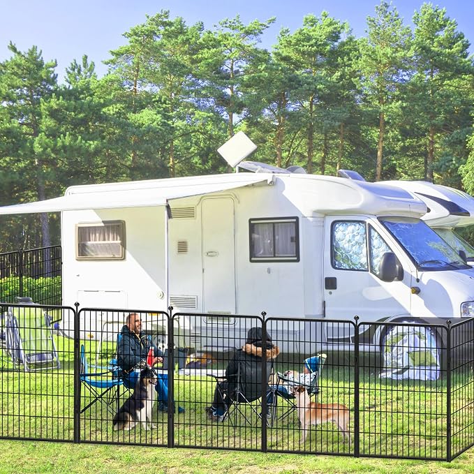 Dog Playpen 40 inch 22 Panels Indoor Outdoor Dog Pen - Image 3