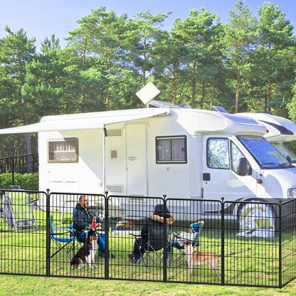Dog Playpen 40 inch 30 Panels Indoor Outdoor Dog Pen - Image 3