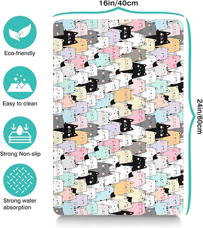 Pet Feeding Mat for Floors Waterproof Dog Mat for Food and Water Absorbent - Image 4