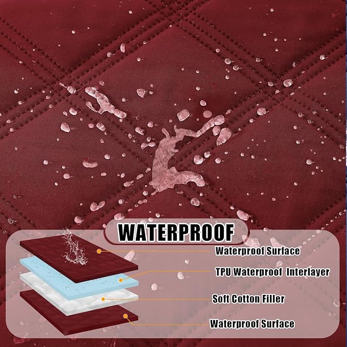 Smiry Waterproof Dog Bed Cover Blanket 30x53, Soft Reversible Pet Blanket - Image 2