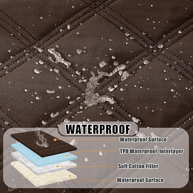 Smiry Waterproof Dog Bed Cover Blanket 30x70, Soft Reversible Pet Blanket - Image 2