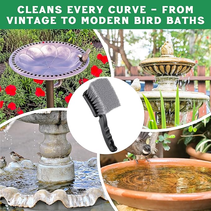 Brush for Bird Baths, Bird Bath Cleaner - Image 5