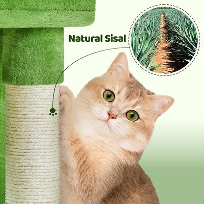 Yaheetech 36in Cat Tree for Indoor Cats, Cat Tower Cat Condo w/Extra Large Perch - Image 9