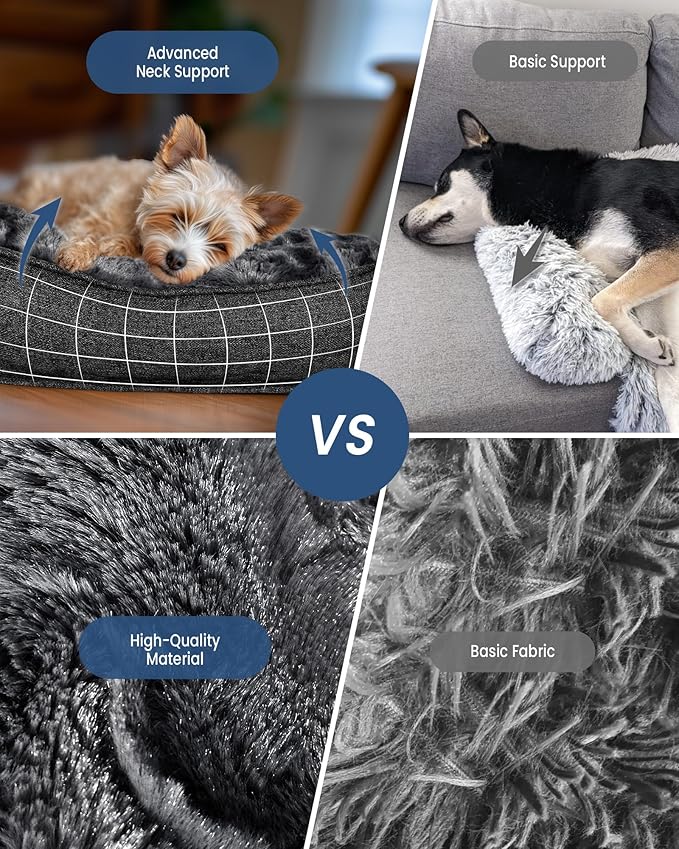 Calming Medium Dog Bed for Couch, 35 x 31 inch Removable Couch Cover for Dogs - Image 6