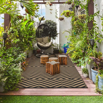 GENIMO Outdoor Rug for Patio Clearance, Lightweight Waterproof Modern RV - Image 7