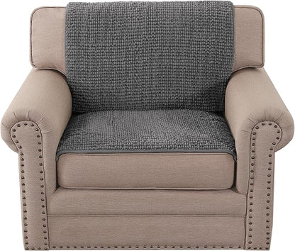 H.VERSAILTEX Plush Chenille Couch Armrest Cover 2 Packs Thick and Soft Sofa - Image 7