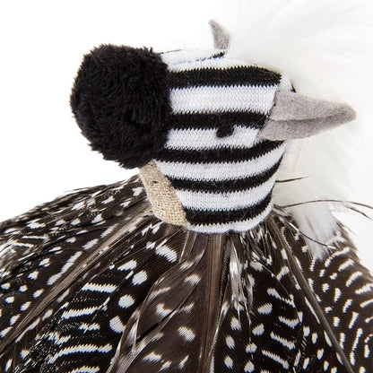 Petlinks HappyNip Zippy Zebra Feather Cat Toy, Contains Silvervine & Catnip - Image 3