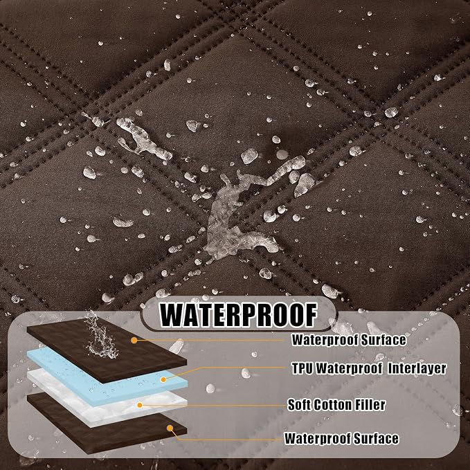 Smiry Waterproof Dog Bed Cover Blanket 30x53, Soft Reversible Pet Blanket - Image 2