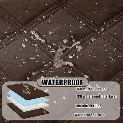 Smiry Waterproof Dog Bed Cover Blanket 40x50, Soft Reversible Pet Blanket - Image 2