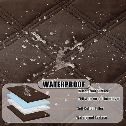 Smiry Waterproof Dog Bed Cover Blanket 30x70, Soft Reversible Pet Blanket - Image 2